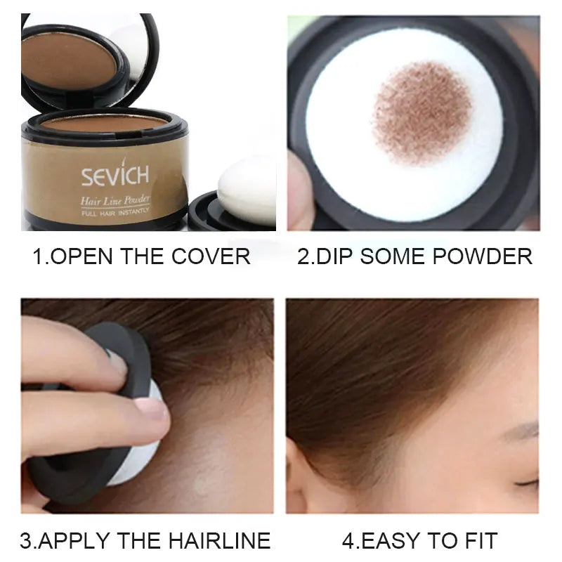 Hairline Powder 4G Hairline Shadow Powder Makeup Hair Concealer Natural Cover Unisex Hair Loss Product