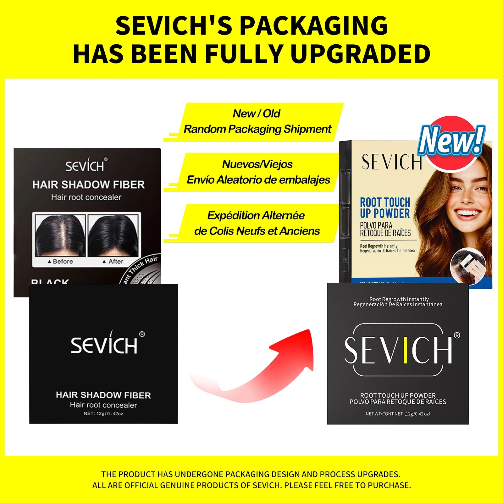 Orvia Hair™ – Sevich 5 Colors Hair Shadow Powder (12g)