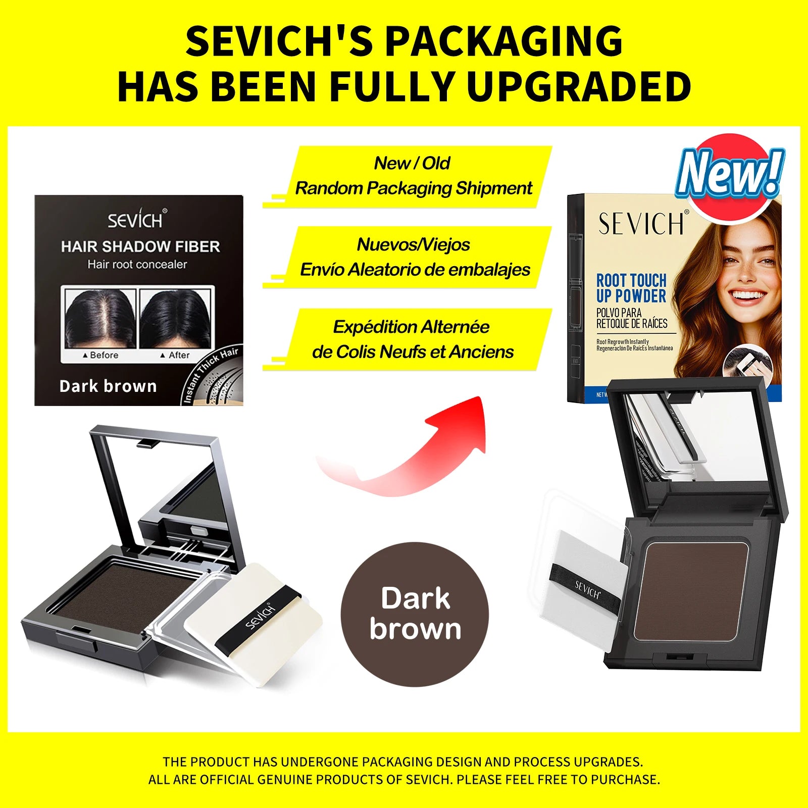 Orvia Hair™ – Sevich 5 Colors Hair Shadow Powder (12g)